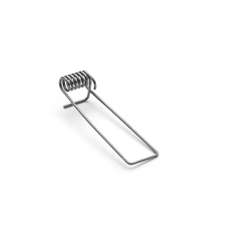 Double torsion spring with a long rectangular wire frame, past project sample (Zigoal)