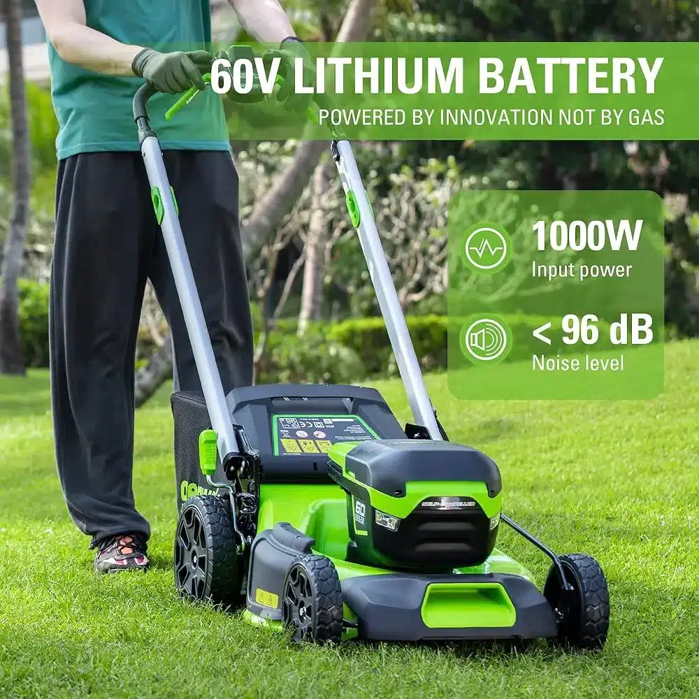 Battery lawn mower, an agricultural and garden machinery application (Zigoal)