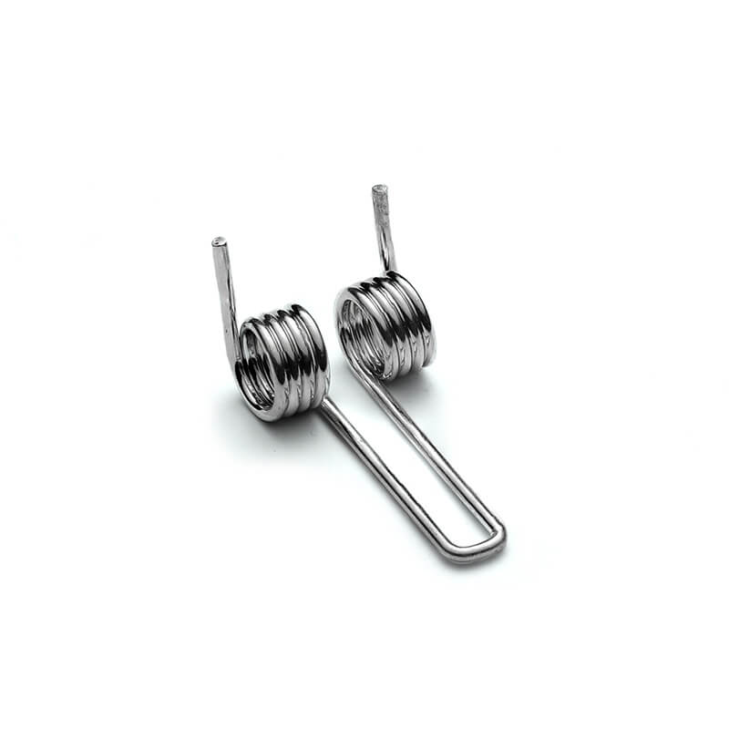 Custom double torsion spring with U-shaped connecting leg (Zigoal)