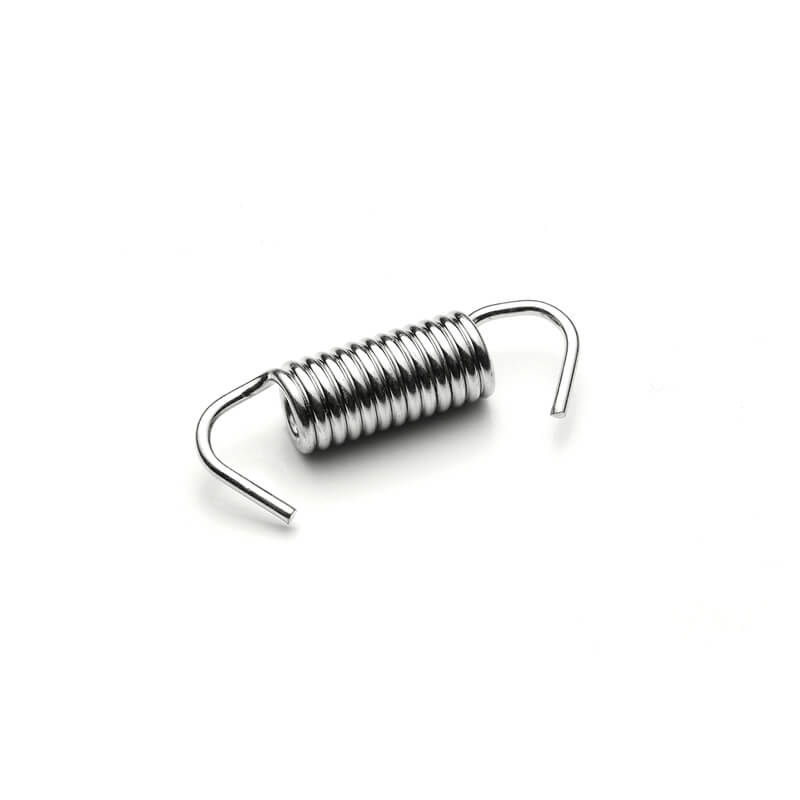 Short helical extension spring with open hooks (Zigoal)