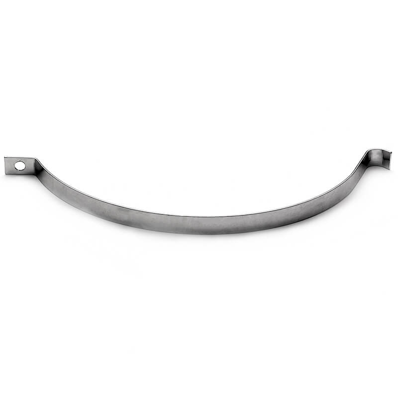 Arched flat spring steel strip with end tabs (Zigoal)
