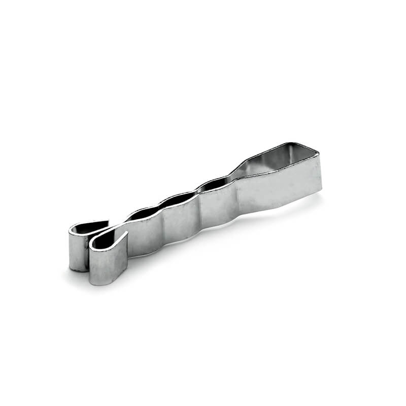 Custom flat spring with a wave formed strip profile (Zigoal)