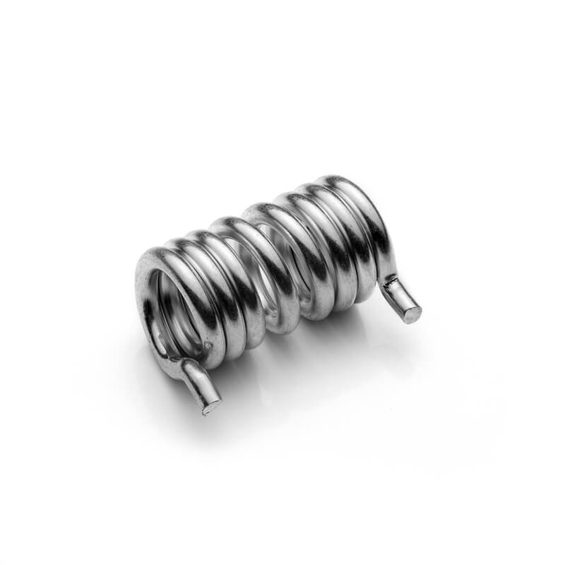 Close wound double torsion spring with short legs (Zigoal)