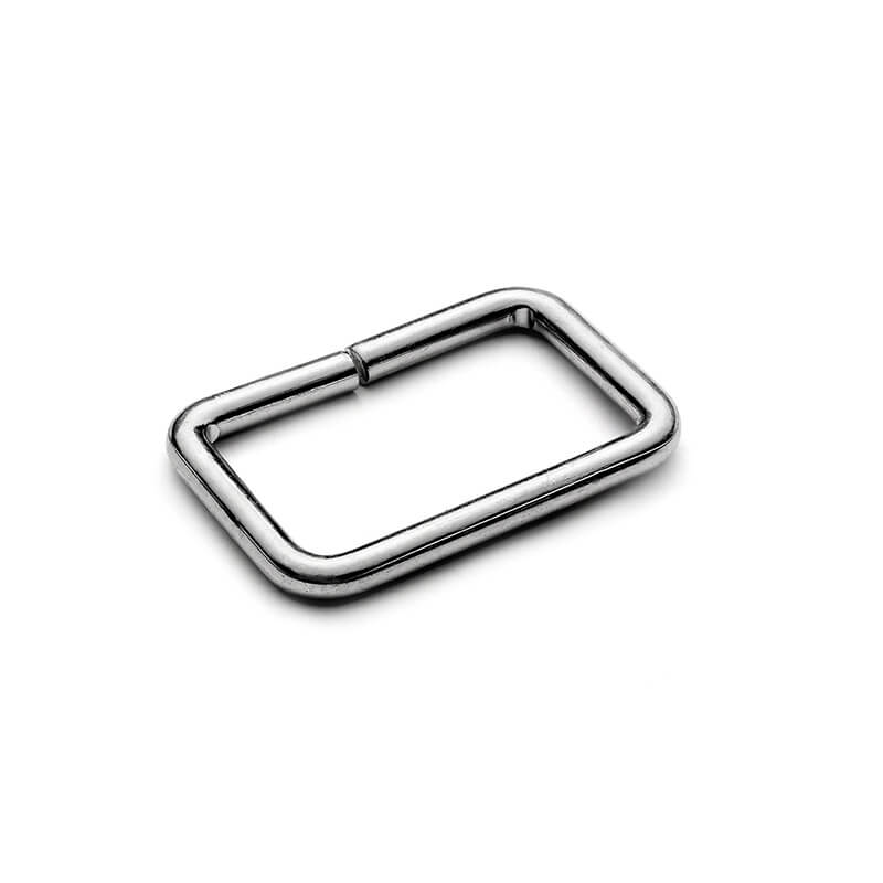 Rectangular wire ring formed with a butt joint (Zigoal)