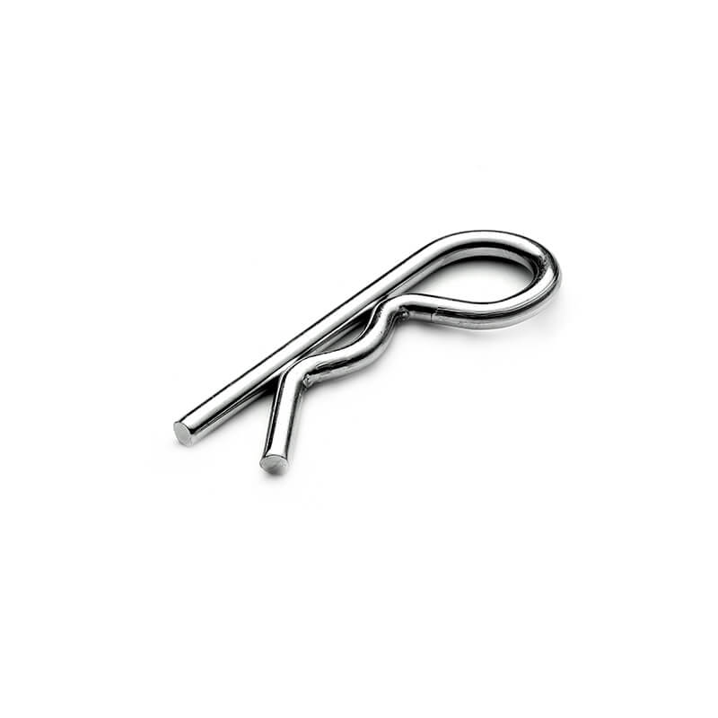 R clip retaining pin formed from round wire (Zigoal)