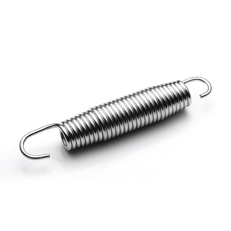Extension spring with machine hook ends and close wound coils (Zigoal)