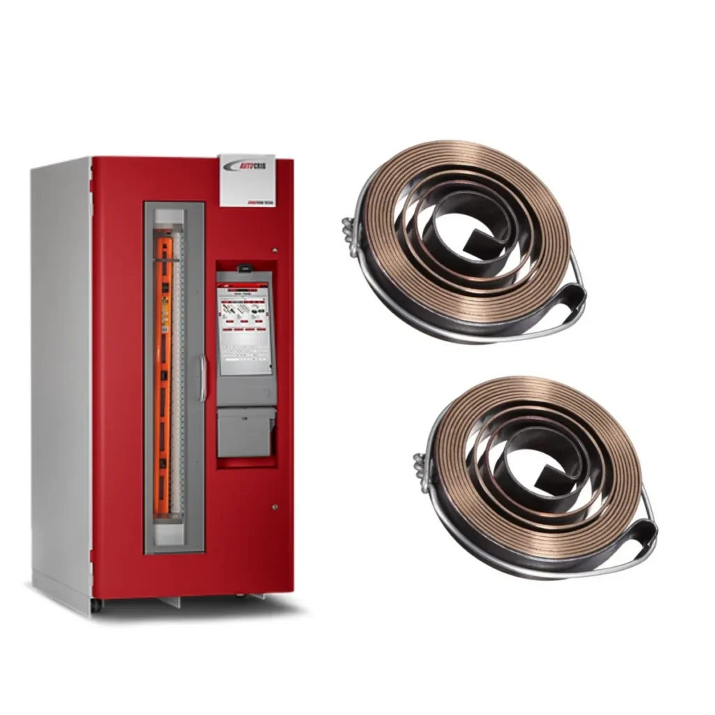 Power springs shown beside a vending machine (Zigoal)