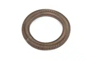 Garter spring formed into a ring