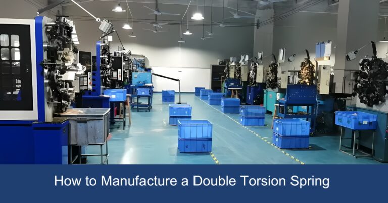 How to Manufacture a Double Torsion Spring