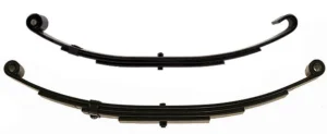 Pair of leaf springs for vehicle suspension