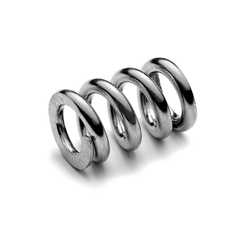Custom compression spring with closed ends, heavy gauge wire (Zigoal)