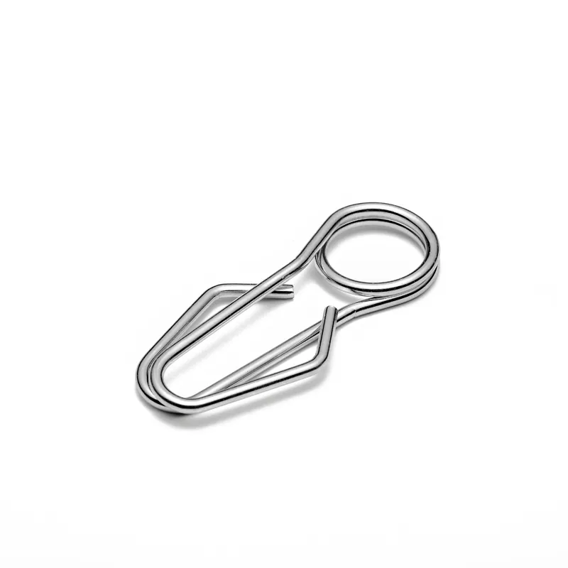 Bait snap clip wire form with coiled eye (Zigoal)
