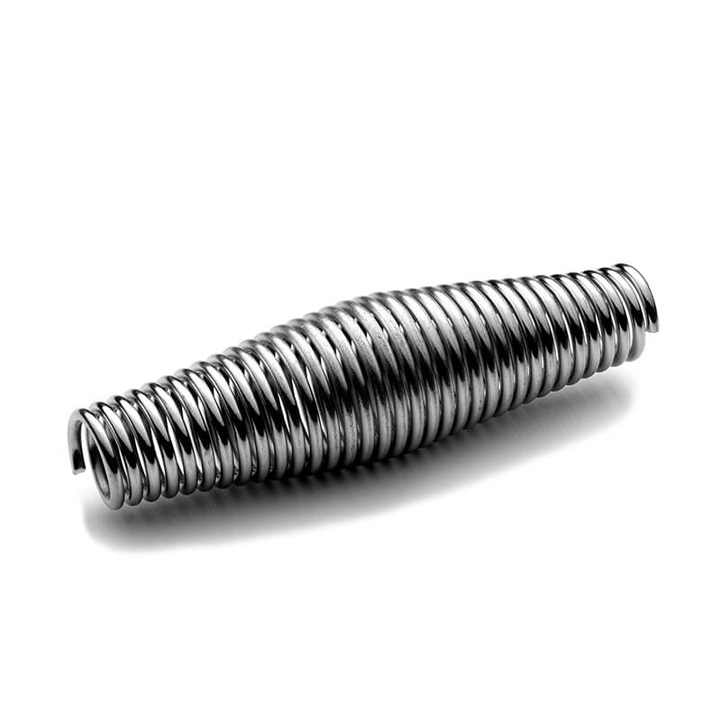 Custom Compression Springs 34 Barrel compression spring tapering toward both ends (Zigoal)