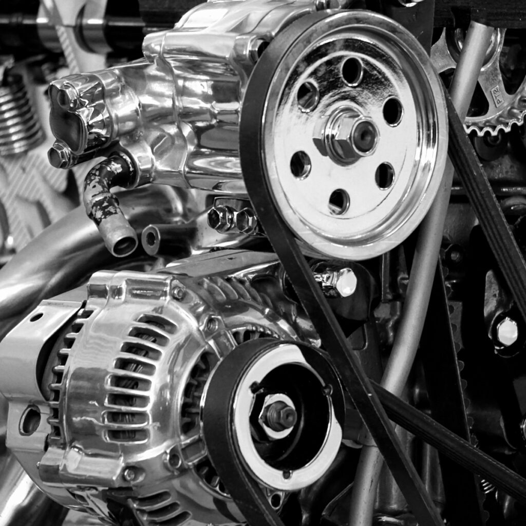 Custom Compression Springs 20 Automotive engine, a typical application for cylindrical compression springs (Zigoal)