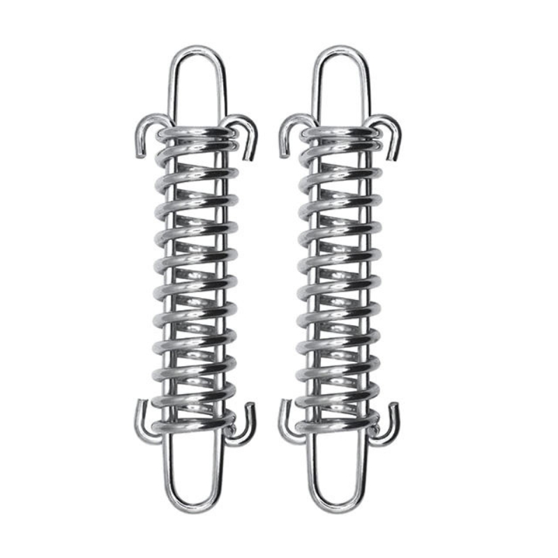 Drawbar extension springs with steel loop bars at each end (Zigoal)