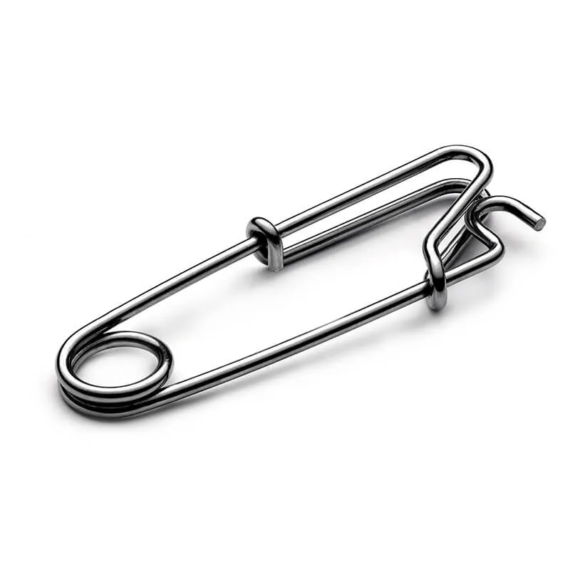 Metal clamp wire form with coiled pivot and retaining catch (Zigoal)