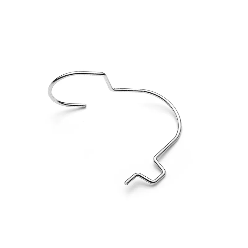 Wire tile support form with curved body and hooked ends (Zigoal)