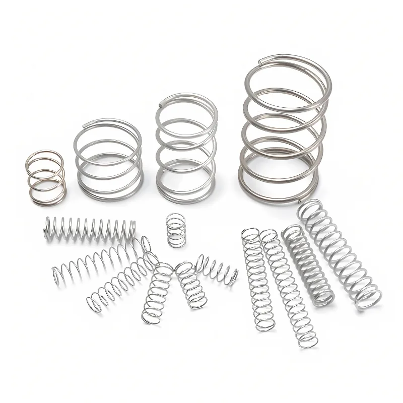 Sample batch of custom compression springs in different sizes for rapid prototyping (Zigoal)